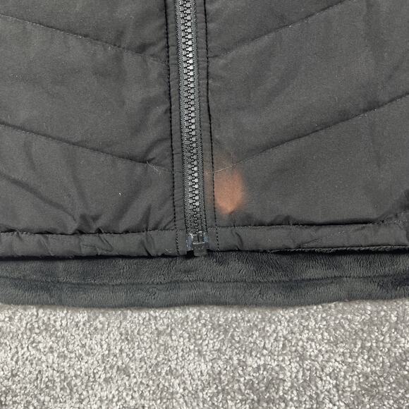 Patagonia Reversible Snow Flower Jacket Girls XXL Fleece Water Repellent Black - Picture 6 of 12